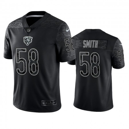 Herren Chicago Bears Trikot Roquan Smith 58 Reflective Limited Gelb